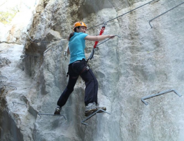  Vía Ferramarra cerca del lago de Annecy 